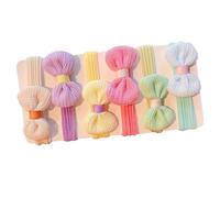 Toddler Hair Ties - Clips pour nourrissons, mini bandes | Stretch Pony Holders Adorable Wraps Floral Style Hairpices Fashion Essentials Collection pour Bécho Girls Preschool Warable Color Set