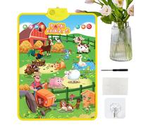 Toddler Learning Posters - 16.14x21.85 inches Kids Speech Talking Posters, Alphabet Wall Chart, Electronic Interactive Wall Chart for Preschool Boys & Girls Sound-Based Letter Guides