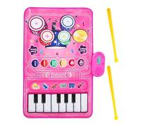 Toddler Music Mat, Grip Anti-GLIP, 80x50cm, Tampon De Tambour Jazz, Couverture De Piano pour Bébé, Texture Douce Et Jeu Sûr, pour Salons, Chambres, Salles De Classe, Sacs De Voyage Et