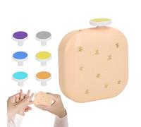 Toddler Nail Trimmer électrique, jeu de fichiers de ongles électrique | Trimmer des ongles rechargeable USB pour tout-petit | Outil de manucure low-bruit éclairé à LED avec 6 coussinets de broyage