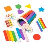 Toddler Ordining Toys - Matching Game Puzzle, Ensemble de jouets d'apprentissage | Activités de tri de blocs en bois, jardin d' à un âge précoce pour la pratique du moteur p