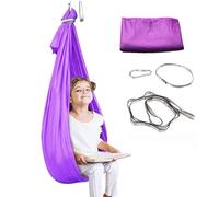 Toddler Play Hammock, Swing Swing, Kids Rocking Calming for Gardening, Easy Installation with Portabilité, Percevoir Swings for Nursery, Bedroom, Playground, Patios, Classroom, 39.37X110.24 pouces
