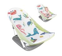 Toddler pliable Bather - siège de bain pliant, porte-douche portable | Support de baignoire pour nourrissons réglable, station de lavage pour bébé qui sauve l'espace pour comptoir de baignoire Utilisa