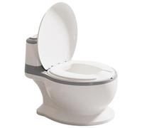 Toddler Potty, 1: 1 Toilet d'entraînement de simulation avec boîte en papier et dossier de confort, siège d'entraînement amovible et à l'épreuve des éclaboussures pour les garçons, les filles.