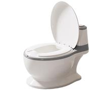 Toddler Potty, toilettes d'entraînement réalistes avec sons riches et gardiens pour garçons (gris)