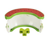 Toddler Potty Training Toilet Seat pliable Enfants portables Travel Potty 2 in 1 Design non glissement Facile à nettoyer pour le camping Home Travel Plastic 21 x 22 x 13cm (Vert)