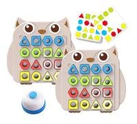 Toddler Shapes Matching Toy - Montesssori Sorting & Counting Game | Shape Matching Educational Board for Preschool Learning | Interactive Two-Player Toy for Toddler, Boys, Girls, Kids & Early Classro