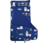 Toddler siest Mat avec Oreiller et Couverture Pliable de Couchage Thermique Anti-Kick avec poignée 21x51 Sac de Sommeil Portable pour la garderie préscolaire