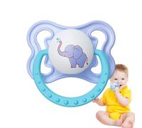 Toddler Silicone Pacifier, Natural Silicone Pacifier, 1.5x1.77in Comfortable Breastfed Child Nipple, Dummies Perfect for Children, Girls and Boys Soft, Safe Design