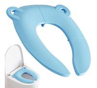 Toddler Toilet Seat, Foldable Travel Potty Seat, Portable Kids Toilet Cover, Non-Slip Secure Fit Design, Easy-Clean Compact Build Ideal for Home, Vacation, Camping, Rv, Public Restrooms, 36m Pink Blue