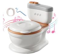 Toddler Training Potty, Splashproof Potty Training, Realistic Toilet for Kids, All-Round Safety Potty, Potty Training Tool for Kids, Boys and Girls (Orange, Green, Purple)