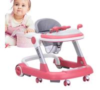 Toddler Walker Portable, Activity Toddler Foldable Push Walker, Feeding Tray Design, Activity Foldable Push Walker, Learning Walk Walker, Easy To Use, Portable for Kids