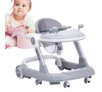 Toddler Walker with Wheels, Activity Toddler Foldable Push Walker, Feeding Tray Design for Boys and Girls, Learning to Walk, Activity Walker for Kids Aged 6-18 Months,