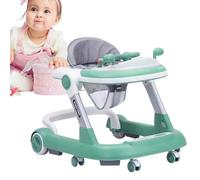 Toddler Walker with Wheels, Activity Toddler Foldable Push Walker, Feeding Tray Design for Boys and Girls, Learning to Walk, Activity Walker for Kids Aged 6-18 Months,