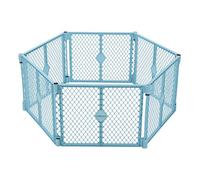 Toddleroo by North States Superyard Jardin de jeu intérieur-extérieur : zone de jeu sûre partout - Se replie avec sangle de transport pour un voyage facile. Support libre. 18,5 m². Fermeture (26