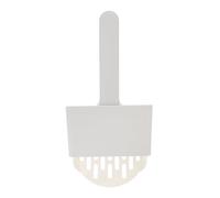 Toddmomy 1 Coffret Pelle à litière pour Chat Bin poubelles Nettoyeur de litière pour Chat Doublure Para kit de Nettoyage pour Animaux de Compagnie Porte litière pour Chat Abdos Blanche