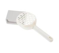 Toddmomy 1 Coffret Pelle à litière pour Chat Pelle à Chat écarts Caddie Faire Le ménage Scoop kit de Nettoyage de litière pour Chat Pelle à litière pour Animaux de Compagnie Abdos Blanche
