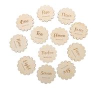 Toddmomy 1 ensemble Carte de Milestone pour Garçon Fille Ensemble de Cartes pour Enregistrer la Mensuelle Né pour Annonces et Photos Souvenirs