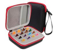 Toddmomy 1 Ensemble Choisir la boîte de Rangement Support de médiator pour Guitare Cas médiators en Vrac Organisateur de médiators de Guitare Choix de Pouce de Guitare Eva Couleur
