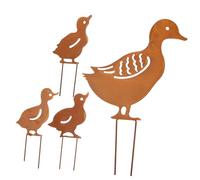Toddmomy 1 Ensemble Décoration de Jardin Piquets de Canard Ornements Extérieurs pour Cour Pelouse Décorations Découpé pour Aménager Votre