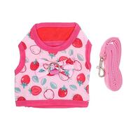 Toddmomy 1 Ensemble Harnais et Laisse pour Petit Animal Laisse avec Design de Vêtement Adorable pour Lapin Confortable et Ajustable pour Activités Intérieures et Extérieures