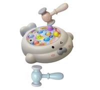 Toddmomy 1 Ensemble Jeu Éducatif Électronique pour Garçon Fille de Frappe de Taupe Plastique avec Marteaux Activité Interactive pour Développer la Coordination Pensée pour Tout Petits Ans
