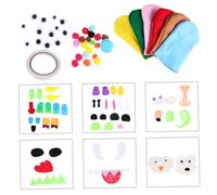 Toddmomy 1 Ensemble Kit DIY Marionnettes Feutre pour Garçon Fille Matériaux Manuels pour Artisanat Éducatif