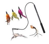 Toddmomy 1 Ensemble Tige à Jouets pour Ensemble de Têtes de Rechange Améliore Interaction Entre Votre Animal Stress et Ennui de Votre Chat