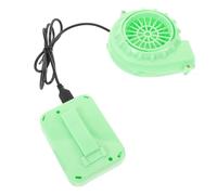 Toddmomy 1 ensemble Ventilateur Mini Électrique pour Costume Gonflable Souffleur Portable avec Interface USB et Boîtier de Batterie pour Dinosaur Costumes et Jouets Gonflables
