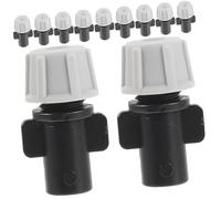Toddmomy 1 Jeu Buse D'atomisation Dehors Système D'arrosage du Jardin Connecteur Pression Irrigation Fin Pouvez Trousse D'arrosage Buses Trempeur Arroseur Plastique 20 Pièces