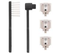 Toddmomy 1 Jeu d'aiguilles Coniques de Rechange pour Platine Vinyle - Stylet de Remplacement Compatible avec la Platine Vinyle T-LP60 - Brosse de Nettoyage Incluse