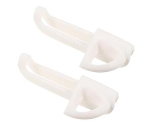 Toddmomy 1 paire de clips de sécurité pour bébé, calibre 18 mm x 14 mm, boucle de sangle en plastique, clip de ceinture de sécurité pour évolutif pour, chaise haute
