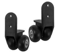 Toddmomy 1 Paire de roulettes Pivotantes Renforcées en Caoutchouc Frein pour Chariot Audio et Valise de Voyage Roues Silencieuses de Rechange Réparation roulettes Industrielles