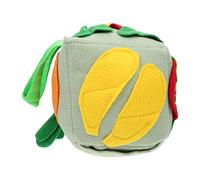 Toddmomy 1 Pc Boule De Nourriture Manquante pour Chien Balle Qui Grince pour Chien Mâcheurs Chiot Brosse à Dents pour Chien Balle De Chien Indestructible Balles De Chien Green Peluche