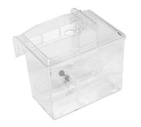 Toddmomy 1 Pc Box d'élevage isolé égouttoir à Couverts égouttoir à Vaisselle escroquer Poubelle Protecteur couveuse écloserie pour Aquarium Cas d'élevage de Poissons Guppy Plastique Blanche