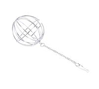 Toddmomy 1 Pièce Boule Alimentation Suspendue Acier Inoxydable pour Petits Animaux Mangeoire à Herbe pour Hamster et Cochon Outil Pratique pour Jardin Maison