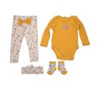 Toddmomy 1 Set Reborn Doll Clothes: Cotton Baby Doll Clothes Set for Girls - Realistic Outfit with Long Sleeved Tops Pants Socks and Headband for Role-Playing
