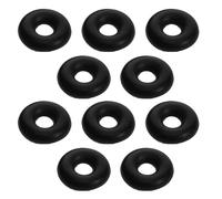 Toddmomy 10 Pièces Bague de Butée en Caoutchouc Noir pour Câble de | Accessoire Solide pour Équipement de Gym, Haute Élasticité, Positionnement Précis, Usage Domestique et Entraînement