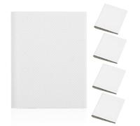 Toddmomy 10 pièces Bande Étanchéité Porte Autocollante PU Mousse Blanche Joint Coupe-vent pour Seuil et Cadre de Porte Protection Poussière Vent et Air Froid Facile à Installer et Découper