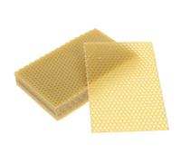 Toddmomy 10 Pièces Cire Gaufrée pour Cadres De Ruche Équipement Apiculture en Cire Naturelle pour Nid Abeille