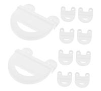 Toddmomy 10 Pièces Clips de Fixation pour Cage à Plastique Attaches Sécurisées pour Cages de Hamsters et Petits Animaux Installation Facile et Compatible avec Standard