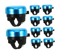 Toddmomy 10 Pièces Cloche De D'équilibre Sonnettes De pour Enfants Klaxon De pour Enfants Cloche De Tricycle Alliage D'aluminium Bleu