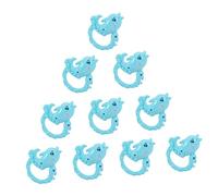 Toddmomy 10 Pièces Hochet Dauphin Hochet Jouets Pour Bébé Hochet à Main En Plastique Clochette Hochet Animal De Dessin Animé Hochet En Plastique Pp Couleur Aléatoire