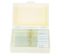 Toddmomy 10 Pièces Lames Préparées Insectes pour Microscope Garçon Fille Accessoires Pédagogiques Biologie Échantillons Éducatifs Légers et Portables pour Cours Scolaires