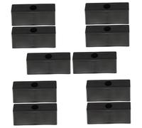 Toddmomy 10 Pièces Loquet De Fenêtre Verrouilleurs Locks De Sécurité Cale De Butée De Porte En Caoutchouc Support Coulissant Pour Vent De Fenêtre Bouchon De Fenêtre Black Nylon