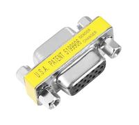 Toddmomy 10 pièces Lot de Adaptateurs Vga Femelle à Femelle Broches Convertisseur Coupleur Compact pour Extension Câble Vga Transmission Vidéo Haute Définition Plug and Play Usage Bureau