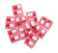 Toddmomy 10 pièces Lot de Capsules Jouets Médecin Réalistes pour Jeu de Rôle Garçon Fille Garçons Filles Jeu Dimitation pour Fête Halloween et Activités de Groupe