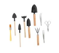 Toddmomy 10 Pièces Outils de Jardinage Miniatures pour Plantes Kit Pratique de Transplantation et Entretien pour Bonsai et Fleurs Facile à Transporter pour et