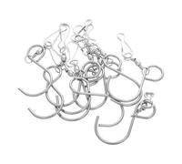 Toddmomy 10 Pièces Pince à Crochet Pièces De Puits De Vent Crochet Émerillon Vent Crochet Pivotant Pièces De Remplacement De La Carillon Éolien Acier Inoxydable Silver