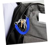 Toddmomy 10 Pièces Porte Clés à Ressort Bobine Lot de Cordon Rétractable Porte Clés Lanière Polyvalente pour Badges Sacs et Portefeuilles